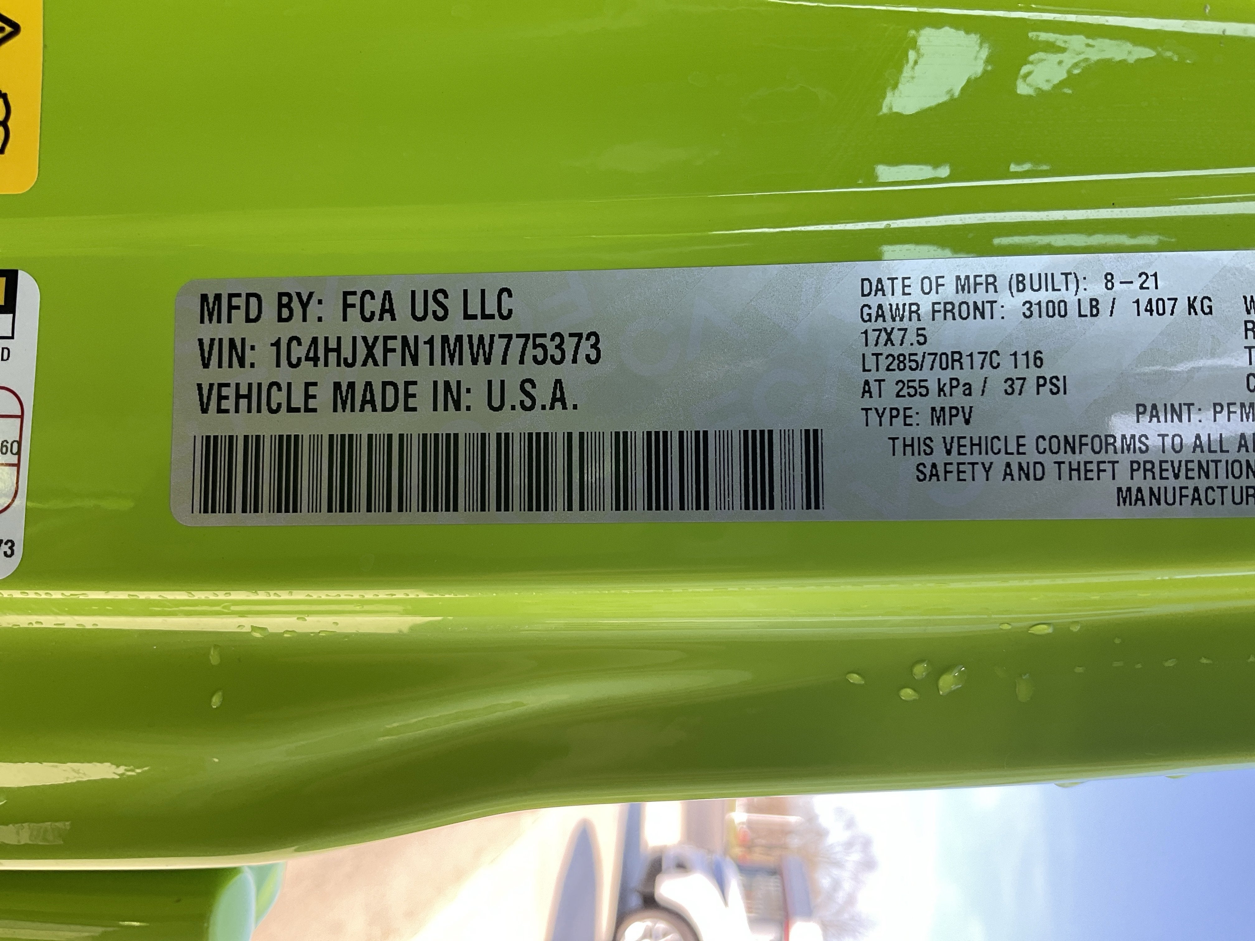 2021 Jeep Wrangler Unlimited Rubicon